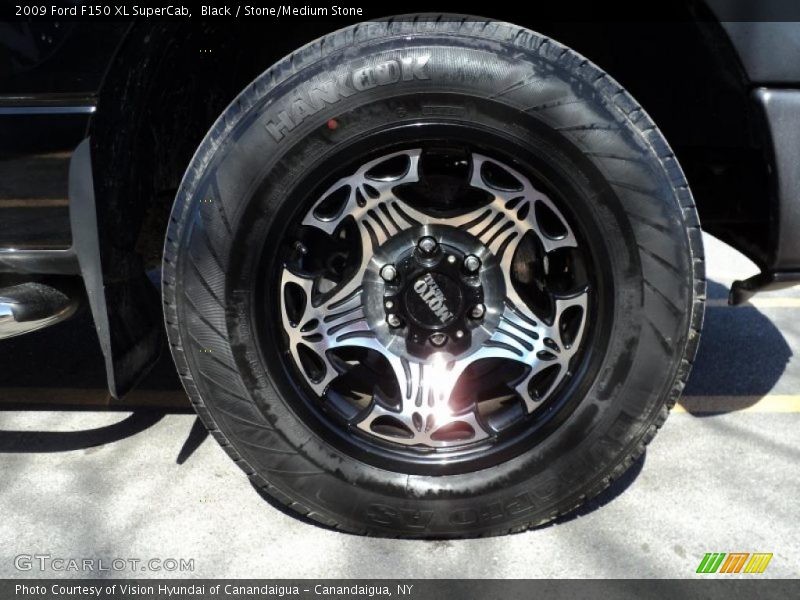 Black / Stone/Medium Stone 2009 Ford F150 XL SuperCab