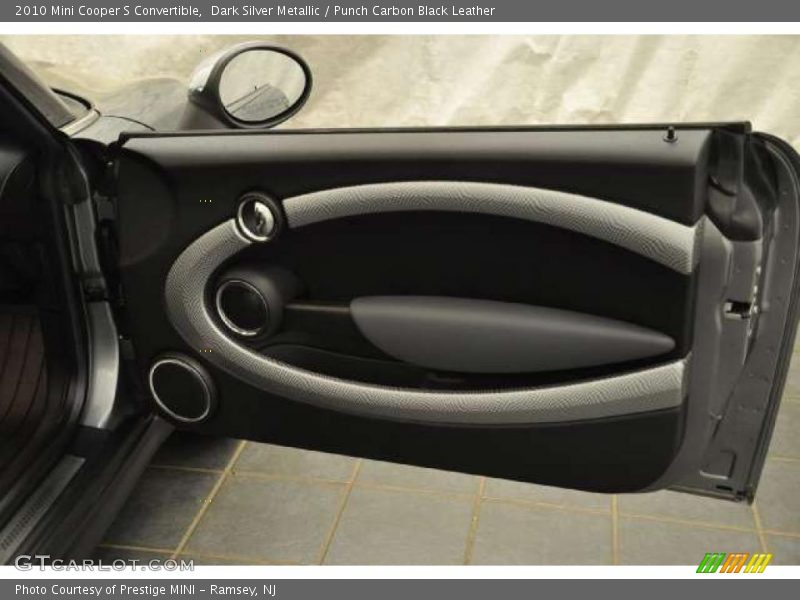 Dark Silver Metallic / Punch Carbon Black Leather 2010 Mini Cooper S Convertible