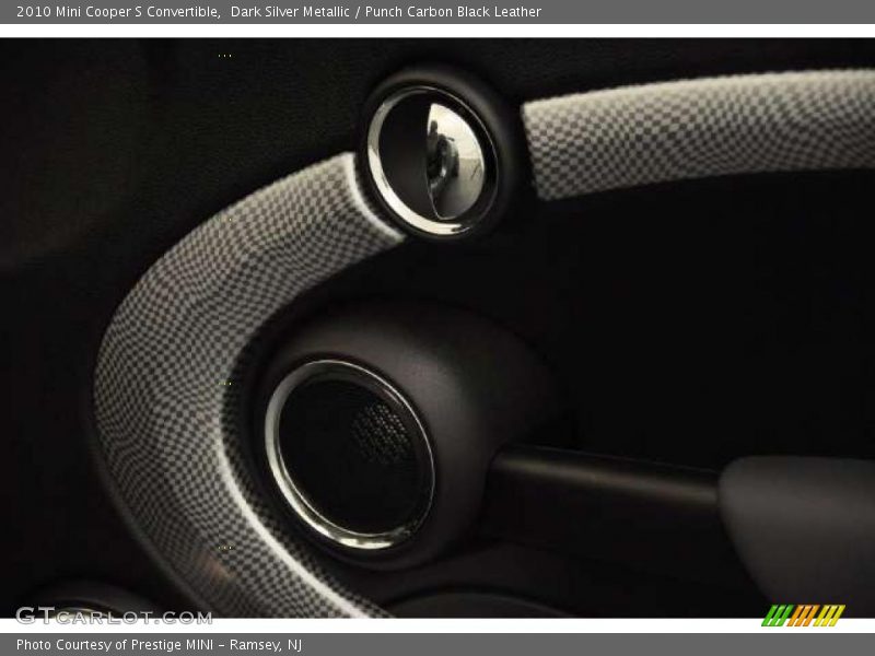 Dark Silver Metallic / Punch Carbon Black Leather 2010 Mini Cooper S Convertible