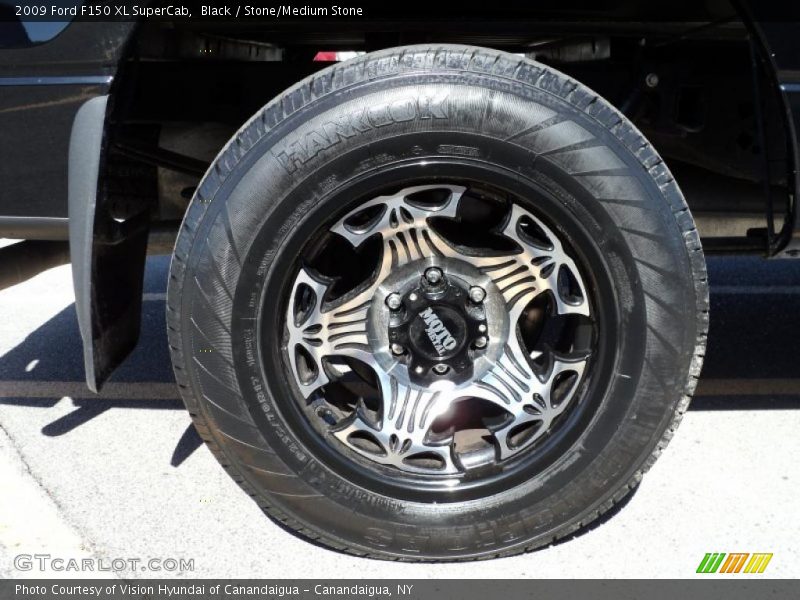 Black / Stone/Medium Stone 2009 Ford F150 XL SuperCab