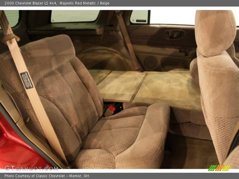 Majestic Red Metallic / Beige 2000 Chevrolet Blazer LS 4x4