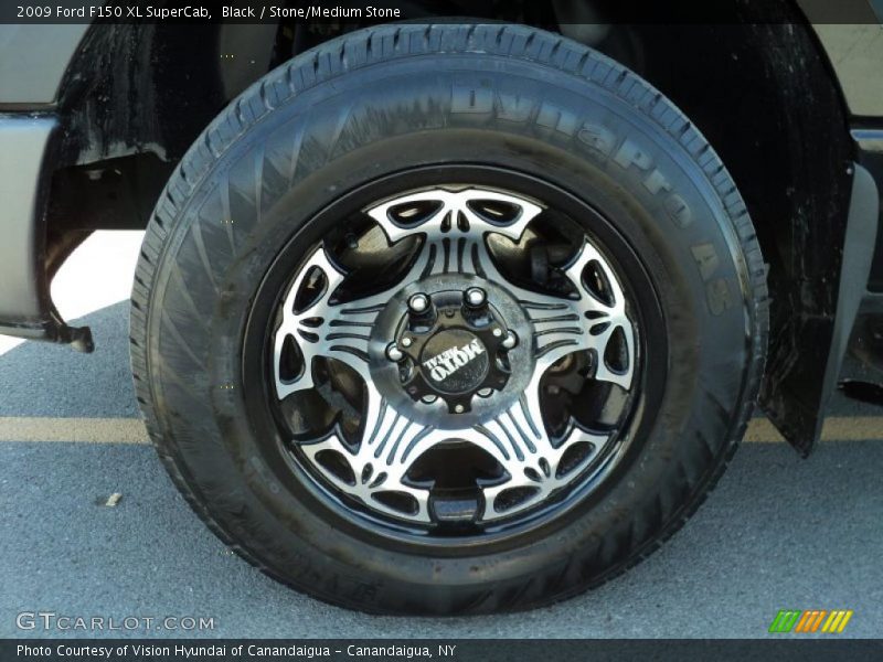 Black / Stone/Medium Stone 2009 Ford F150 XL SuperCab