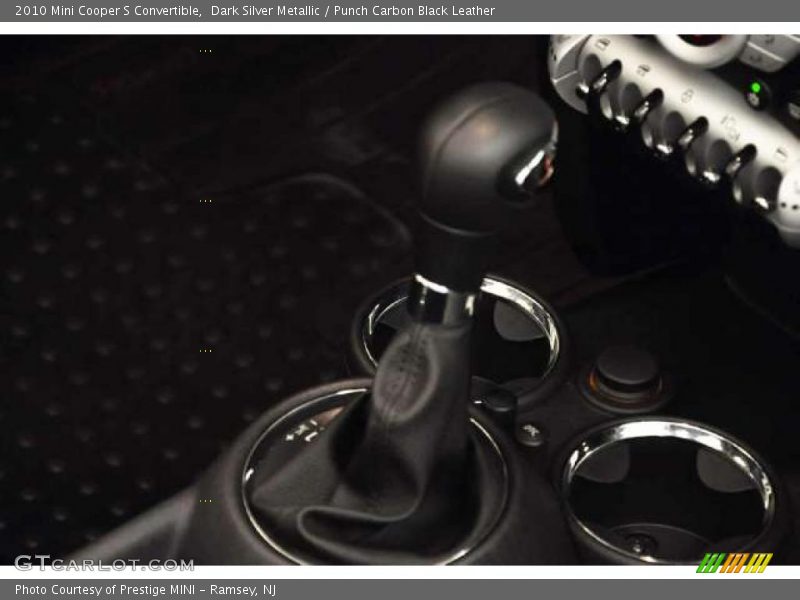 Dark Silver Metallic / Punch Carbon Black Leather 2010 Mini Cooper S Convertible