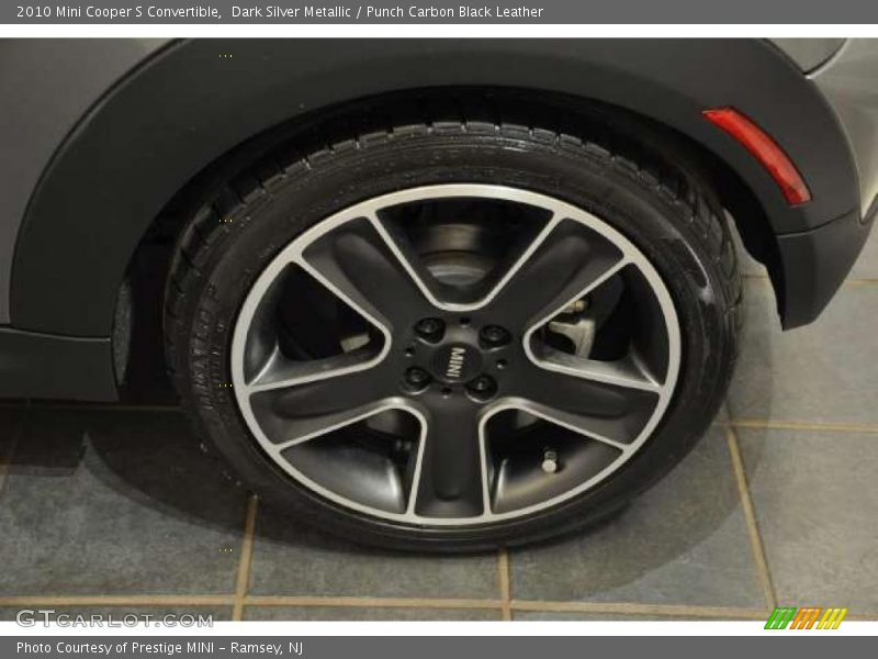 Dark Silver Metallic / Punch Carbon Black Leather 2010 Mini Cooper S Convertible