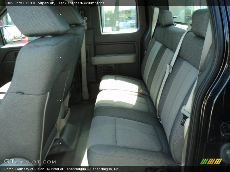 Black / Stone/Medium Stone 2009 Ford F150 XL SuperCab