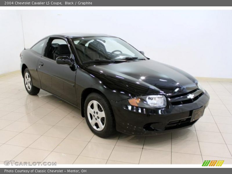 Black / Graphite 2004 Chevrolet Cavalier LS Coupe