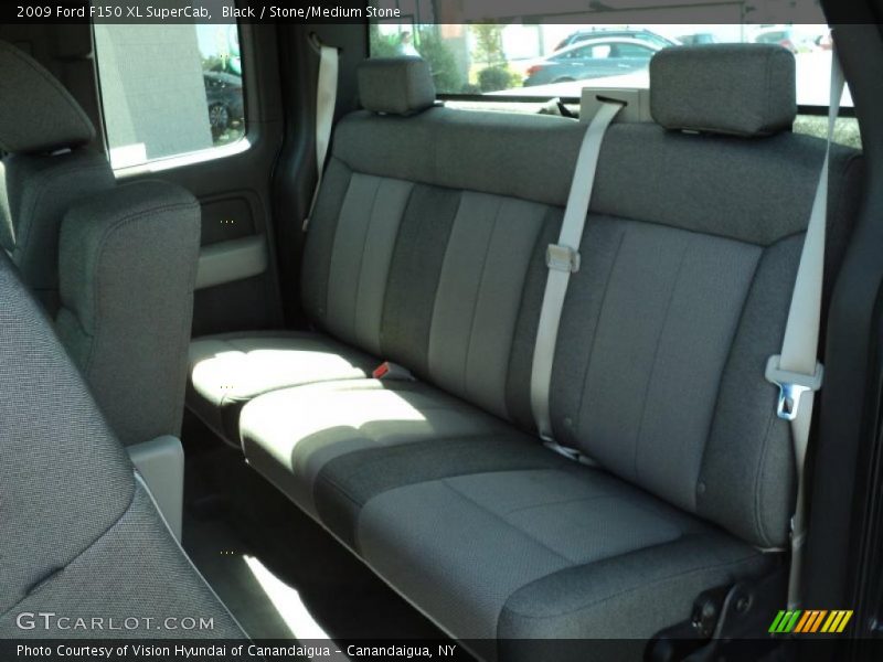 Black / Stone/Medium Stone 2009 Ford F150 XL SuperCab