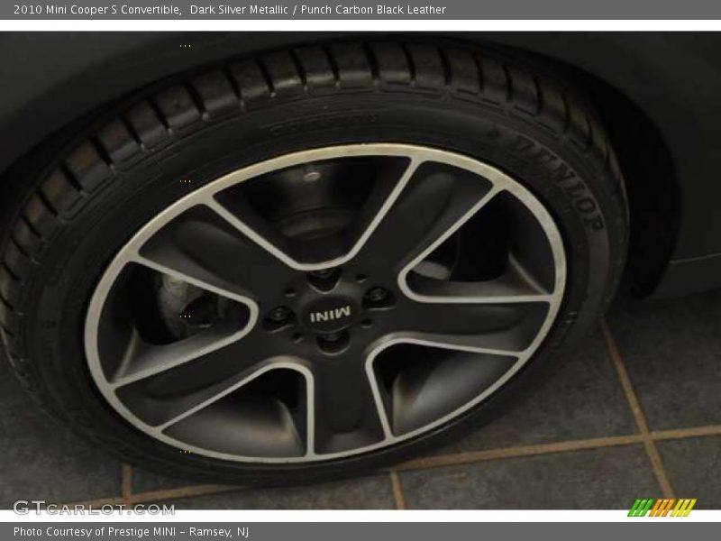 Dark Silver Metallic / Punch Carbon Black Leather 2010 Mini Cooper S Convertible