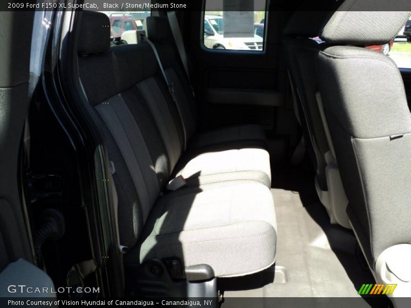 Black / Stone/Medium Stone 2009 Ford F150 XL SuperCab