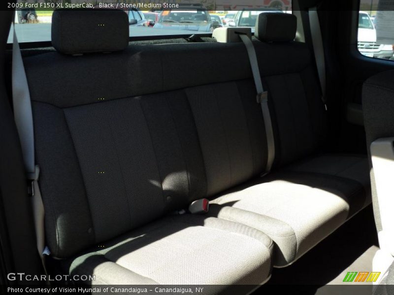 Black / Stone/Medium Stone 2009 Ford F150 XL SuperCab