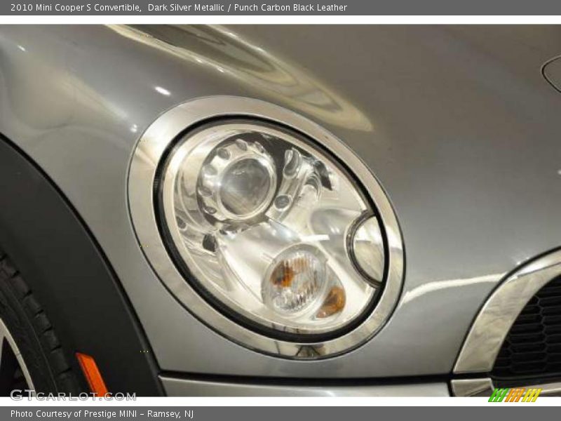 Dark Silver Metallic / Punch Carbon Black Leather 2010 Mini Cooper S Convertible