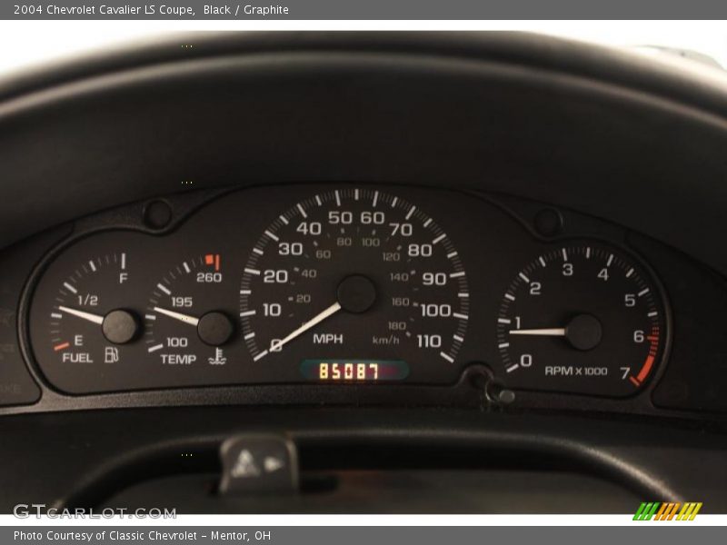  2004 Cavalier LS Coupe LS Coupe Gauges