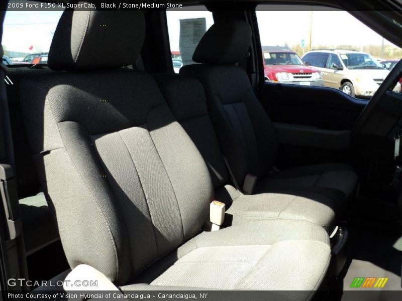 Black / Stone/Medium Stone 2009 Ford F150 XL SuperCab