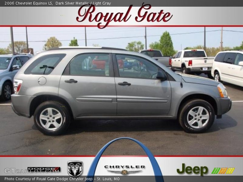 Dark Silver Metallic / Light Gray 2006 Chevrolet Equinox LS