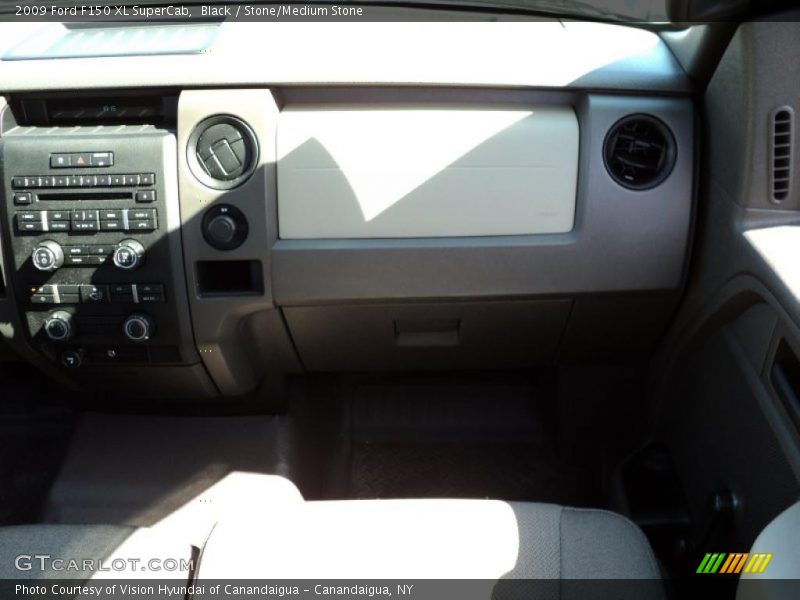 Black / Stone/Medium Stone 2009 Ford F150 XL SuperCab