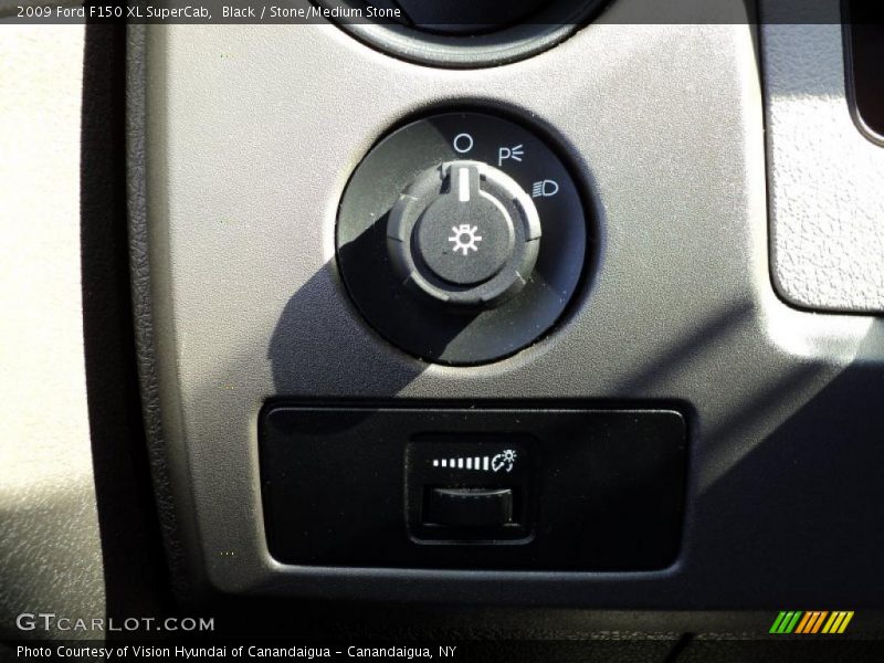 Black / Stone/Medium Stone 2009 Ford F150 XL SuperCab