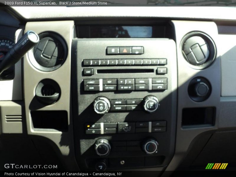 Black / Stone/Medium Stone 2009 Ford F150 XL SuperCab