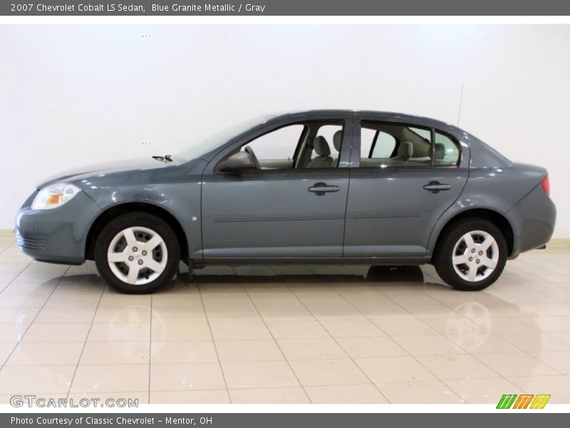 Blue Granite Metallic / Gray 2007 Chevrolet Cobalt LS Sedan