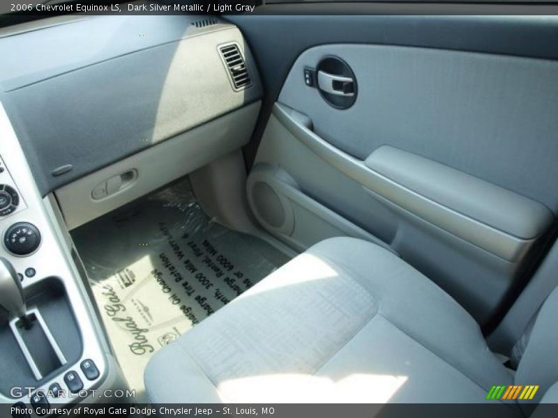 Dark Silver Metallic / Light Gray 2006 Chevrolet Equinox LS