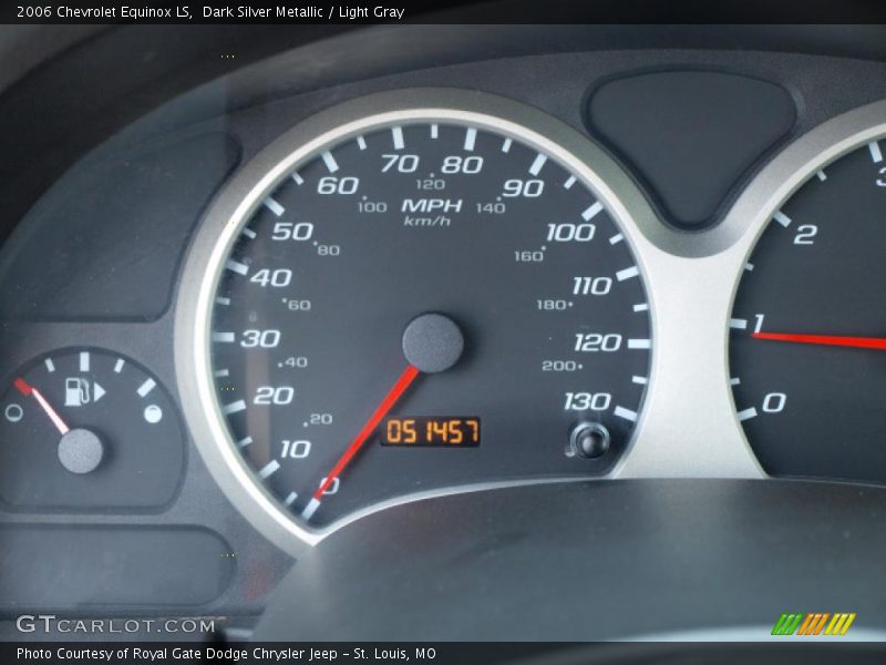 Dark Silver Metallic / Light Gray 2006 Chevrolet Equinox LS