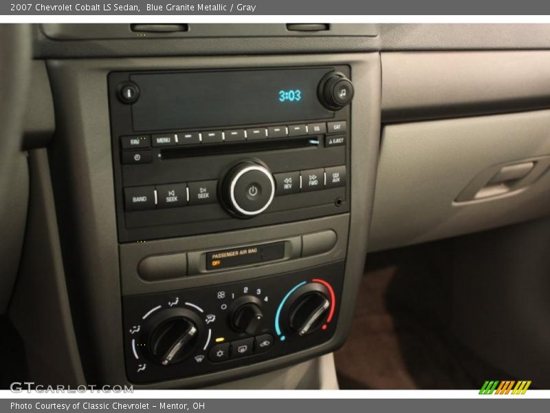 Blue Granite Metallic / Gray 2007 Chevrolet Cobalt LS Sedan