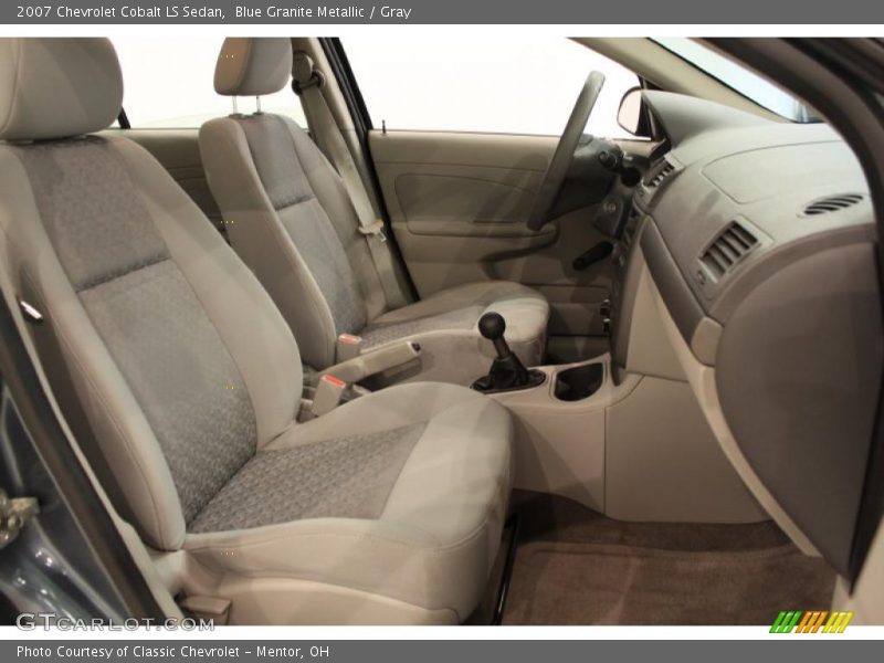 Blue Granite Metallic / Gray 2007 Chevrolet Cobalt LS Sedan