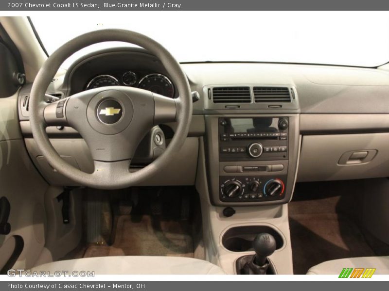 Blue Granite Metallic / Gray 2007 Chevrolet Cobalt LS Sedan
