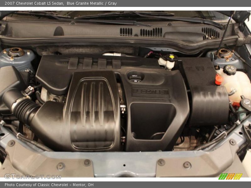 Blue Granite Metallic / Gray 2007 Chevrolet Cobalt LS Sedan