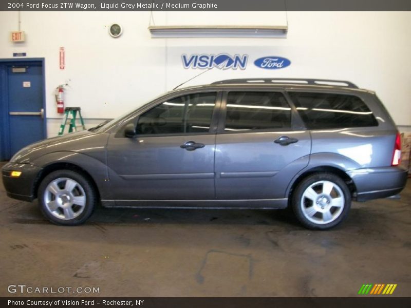 Liquid Grey Metallic / Medium Graphite 2004 Ford Focus ZTW Wagon