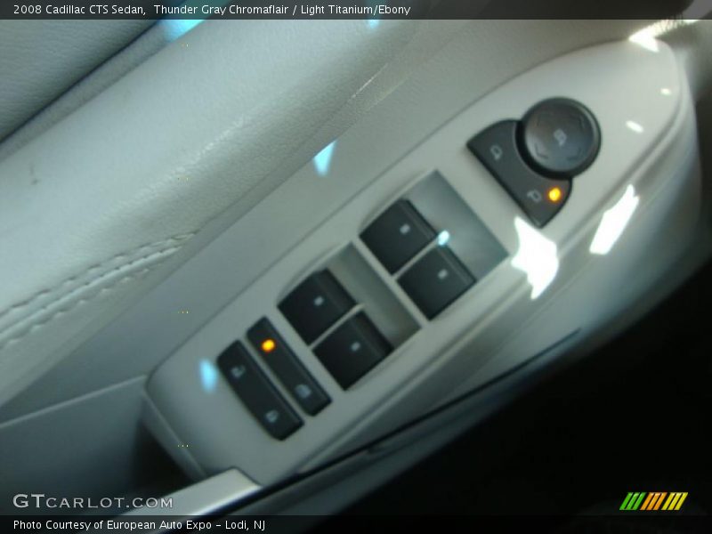 Thunder Gray Chromaflair / Light Titanium/Ebony 2008 Cadillac CTS Sedan