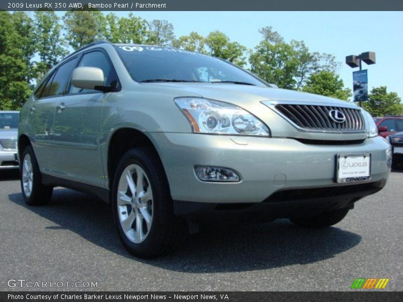 Bamboo Pearl / Parchment 2009 Lexus RX 350 AWD