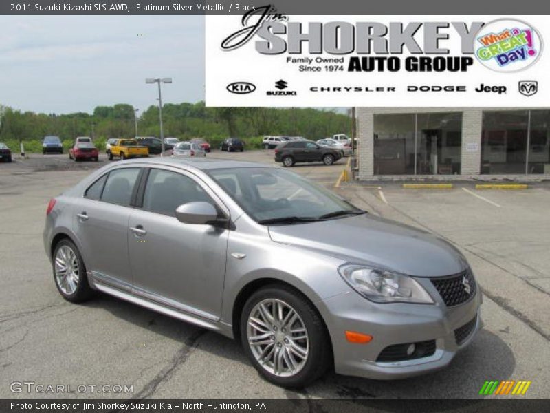 Platinum Silver Metallic / Black 2011 Suzuki Kizashi SLS AWD