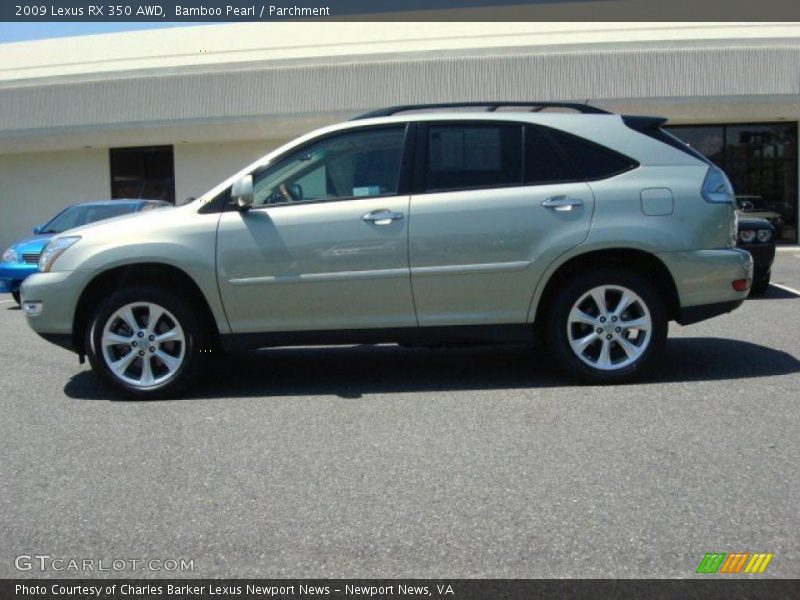 Bamboo Pearl / Parchment 2009 Lexus RX 350 AWD