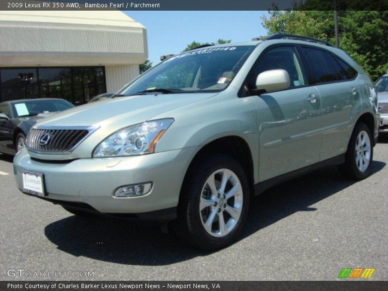 Bamboo Pearl / Parchment 2009 Lexus RX 350 AWD