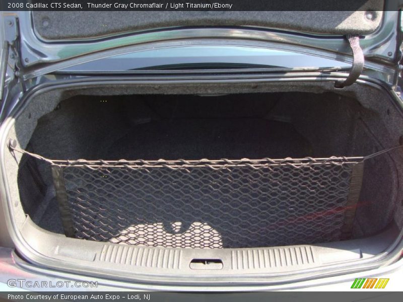 Thunder Gray Chromaflair / Light Titanium/Ebony 2008 Cadillac CTS Sedan