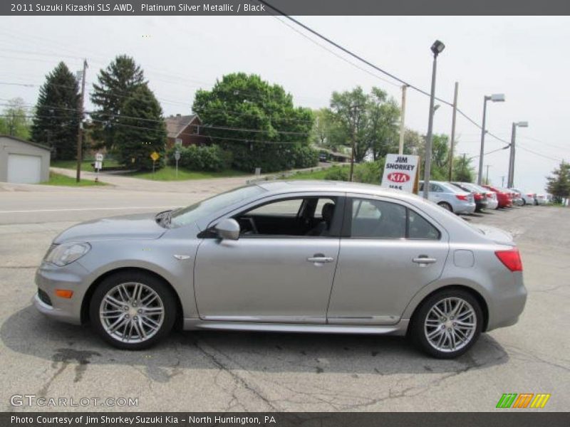 Platinum Silver Metallic / Black 2011 Suzuki Kizashi SLS AWD