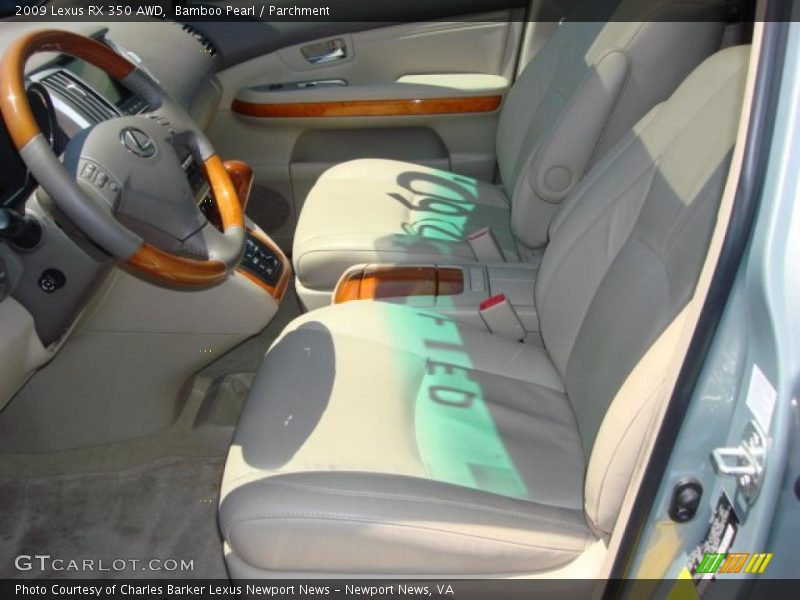 Bamboo Pearl / Parchment 2009 Lexus RX 350 AWD