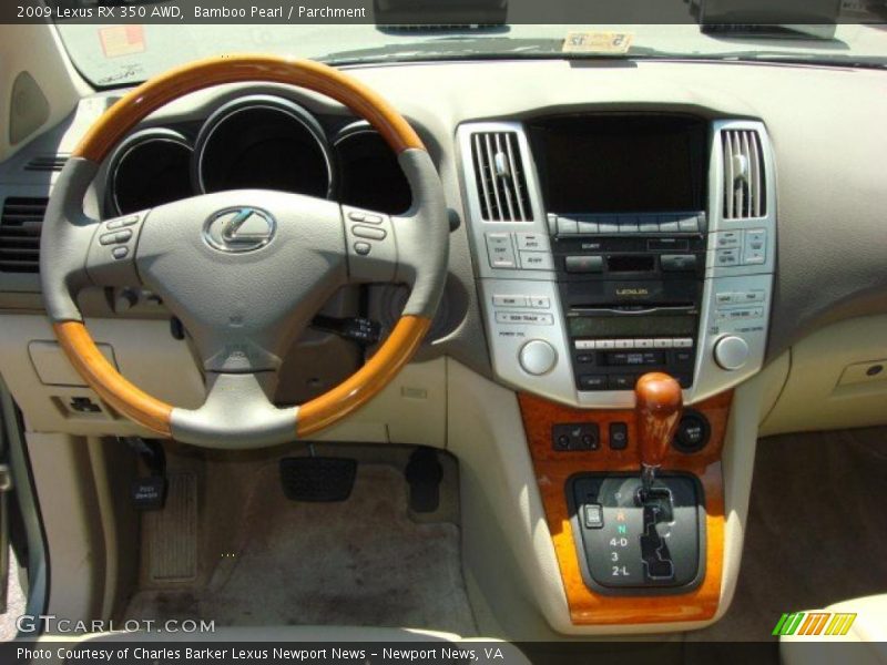 Bamboo Pearl / Parchment 2009 Lexus RX 350 AWD