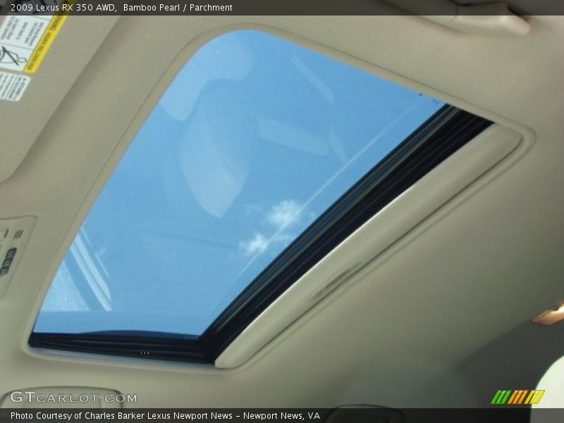 Bamboo Pearl / Parchment 2009 Lexus RX 350 AWD