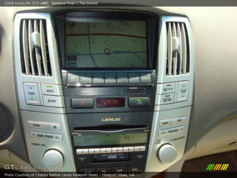 Bamboo Pearl / Parchment 2009 Lexus RX 350 AWD