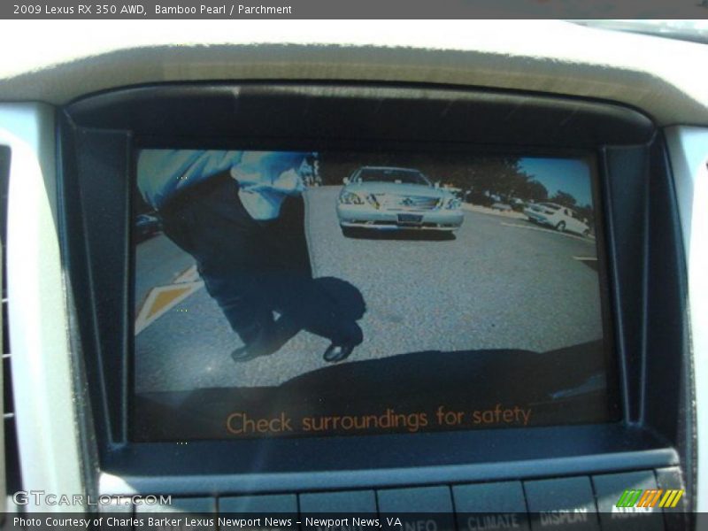 Bamboo Pearl / Parchment 2009 Lexus RX 350 AWD