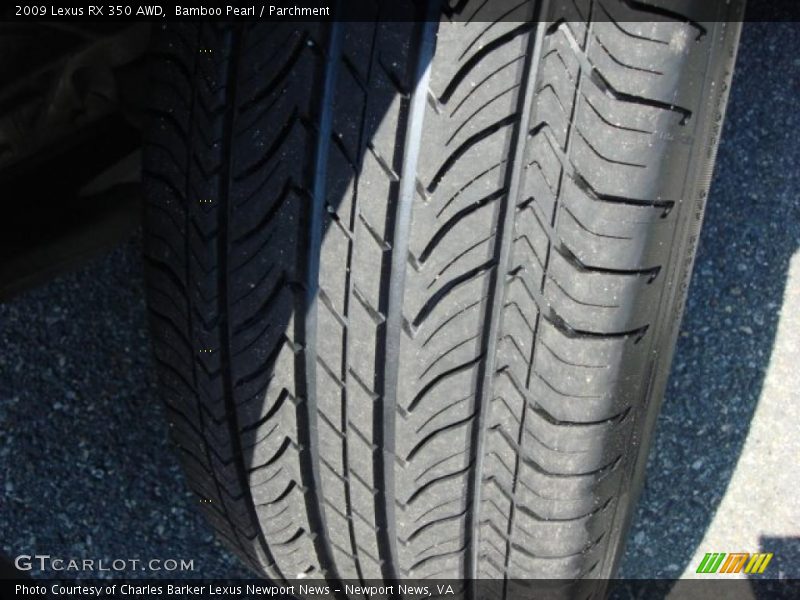 Bamboo Pearl / Parchment 2009 Lexus RX 350 AWD