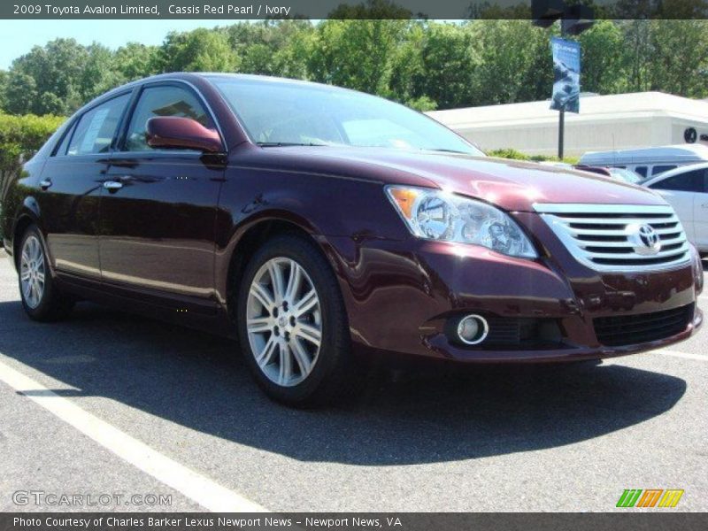 Cassis Red Pearl / Ivory 2009 Toyota Avalon Limited