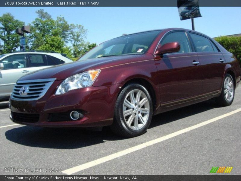 Cassis Red Pearl / Ivory 2009 Toyota Avalon Limited
