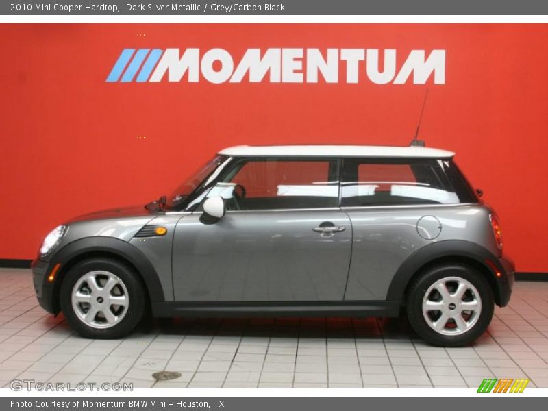 Dark Silver Metallic / Grey/Carbon Black 2010 Mini Cooper Hardtop