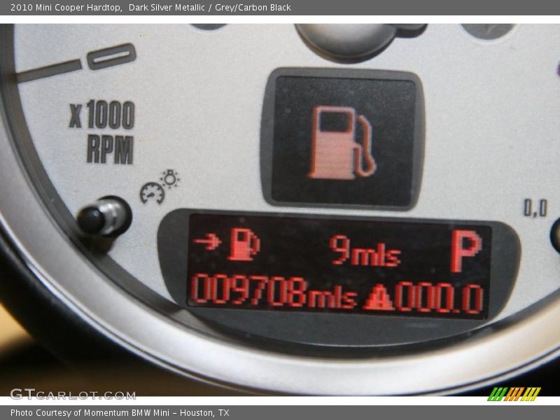 Dark Silver Metallic / Grey/Carbon Black 2010 Mini Cooper Hardtop