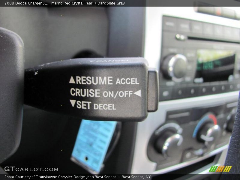 Inferno Red Crystal Pearl / Dark Slate Gray 2008 Dodge Charger SE
