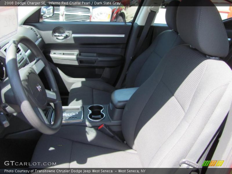 Inferno Red Crystal Pearl / Dark Slate Gray 2008 Dodge Charger SE