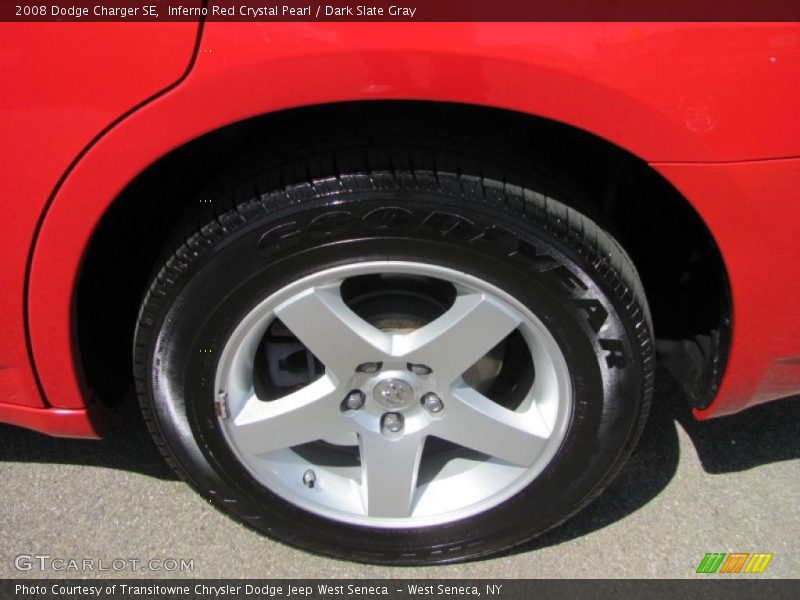 Inferno Red Crystal Pearl / Dark Slate Gray 2008 Dodge Charger SE