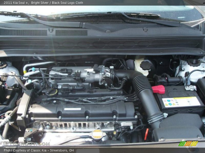Bright Silver / Black Soul Logo Cloth 2011 Kia Soul +